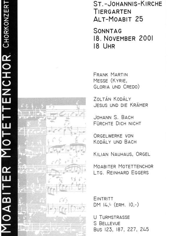 Konzert 2001