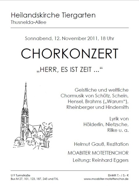 Chormusik+Lyrik 2011